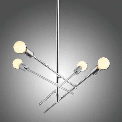 LAMPADA A SOFFITTO RIGEL 4 LUCI CROMATE