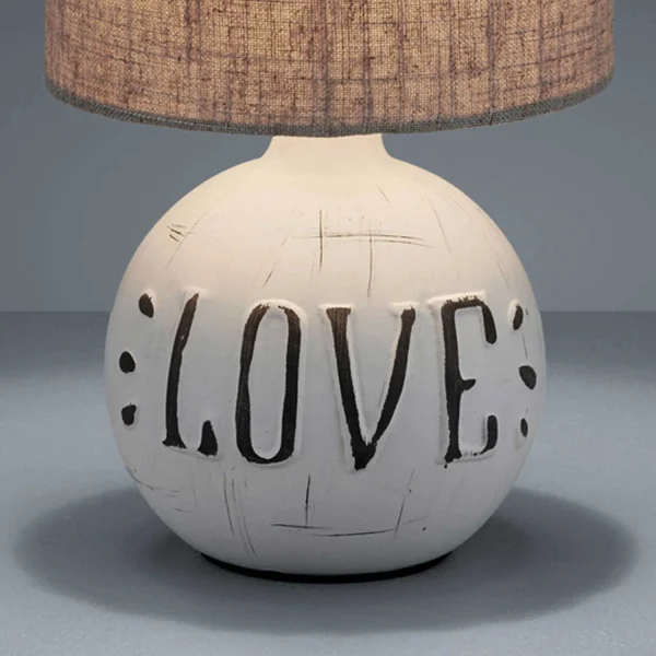 LAMPADA DA TAVOLO SHEPARD CERAMICA AMORE