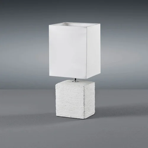 HOWARD LAMPADA DA TAVOLO INVECCHIATO CERAMICA BIANCA