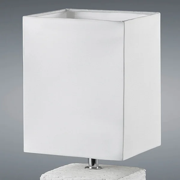 HOWARD LAMPADA DA TAVOLO INVECCHIATO CERAMICA BIANCA