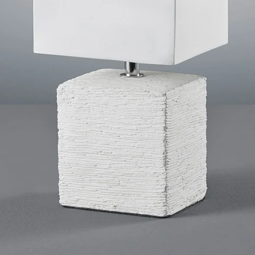 HOWARD LAMPADA DA TAVOLO INVECCHIATO CERAMICA BIANCA