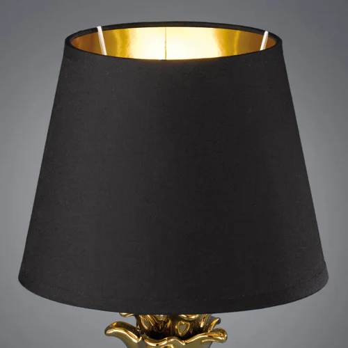 LAMPADA DA TAVOLO ANANAS ORO CERAMICO 35CM