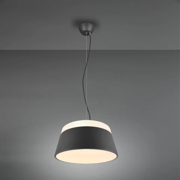 DUCHESSA LAMPADA A SOFFITTO IN METALLO NERO 45CM