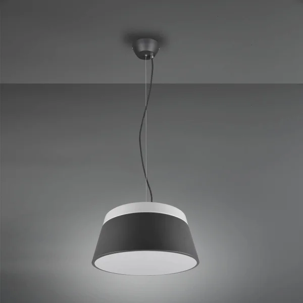 DUCHESSA LAMPADA A SOFFITTO IN METALLO NERO 45CM