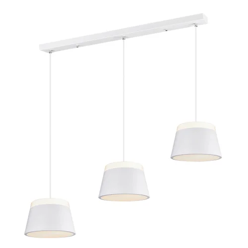 LAMPADA A SOFFITTO DUCHESSA 3 LUCI DI METALLO BIANCO