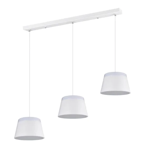 LAMPADA A SOFFITTO DUCHESSA 3 LUCI DI METALLO BIANCO