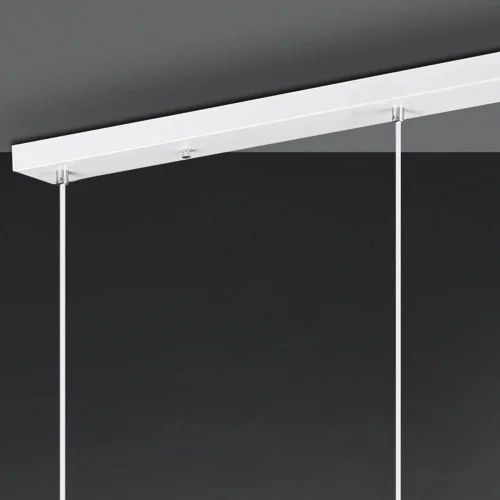 LAMPADA A SOFFITTO DUCHESSA 3 LUCI DI METALLO BIANCO