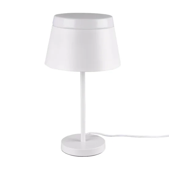 DUCHESSA LAMPADA DA TAVOLO IN METALLO BIANCO 2