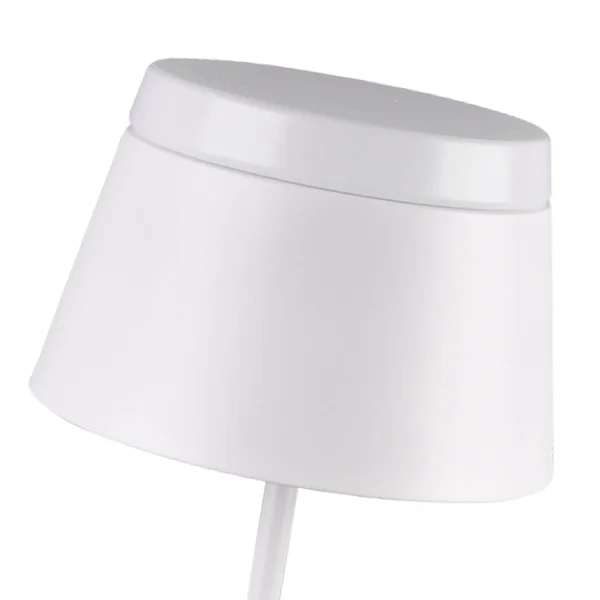 DUCHESSA LAMPADA DA TAVOLO IN METALLO BIANCO