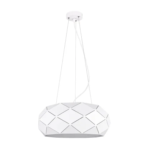 LAMPADA A SOFFITTO 3 LUCI NICASIA BIANCO METALLO