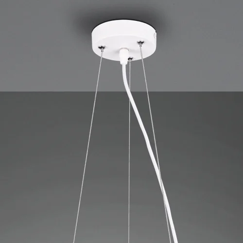 LAMPADA A SOFFITTO 3 LUCI NICASIA BIANCO METALLO