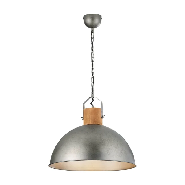 LAMPADA A SOFFITTO JANO METALLO ANTICO NICHEL