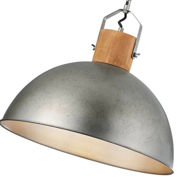 LAMPADA A SOFFITTO JANO METALLO ANTICO NICHEL