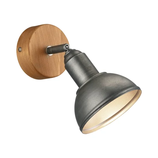 LAMPADA DA PARETE JANO ANTICO NICHEL METALLO