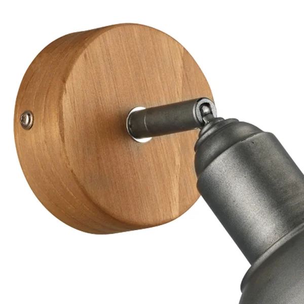 LAMPADA DA PARETE JANO ANTICO NICHEL METALLO