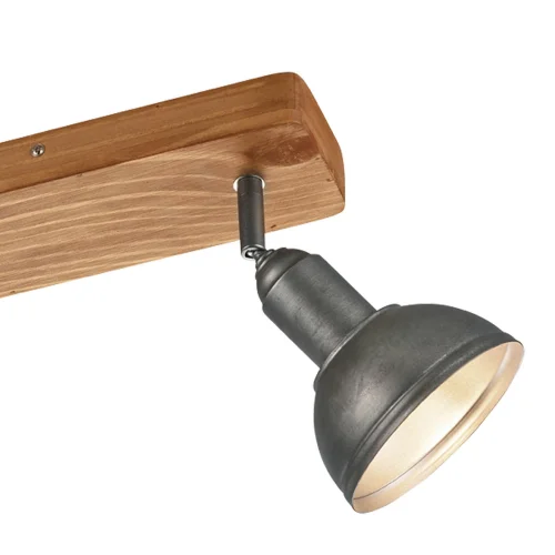 RIFLETTORI 3 LUCI JANO METALLO NICHEL ANTICO