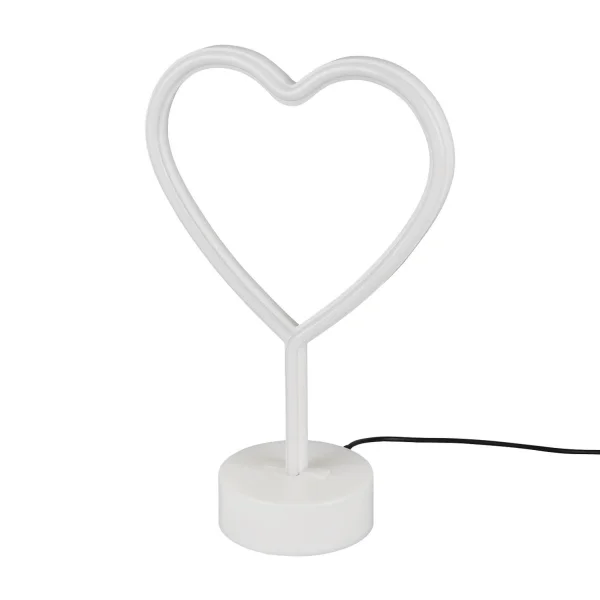 TAVOLO DECORATIVO CUORE LAMPADA SMD LED 1W