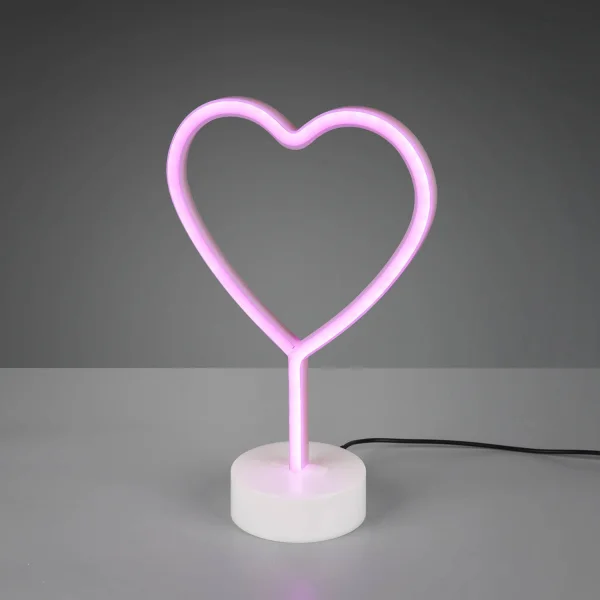 TAVOLO DECORATIVO CUORE LAMPADA SMD LED 1W