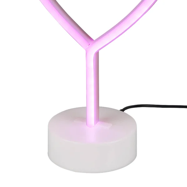 TAVOLO DECORATIVO CUORE LAMPADA SMD LED 1W
