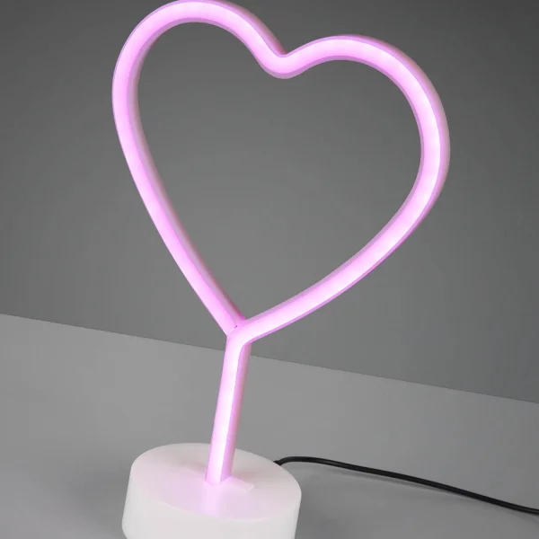 TAVOLO DECORATIVO CUORE LAMPADA SMD LED 1W