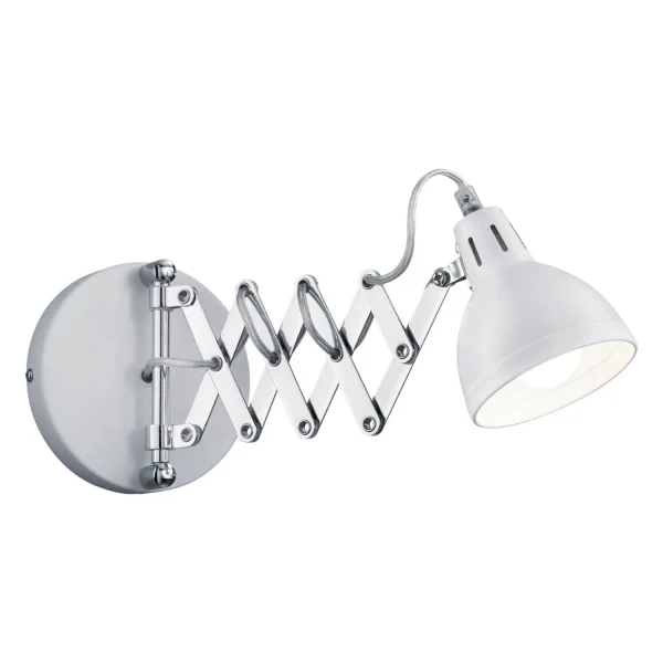 LAMPADA DA PARETE EDWARD METALLO BIANCO