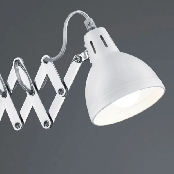 LAMPADA DA PARETE EDWARD METALLO BIANCO