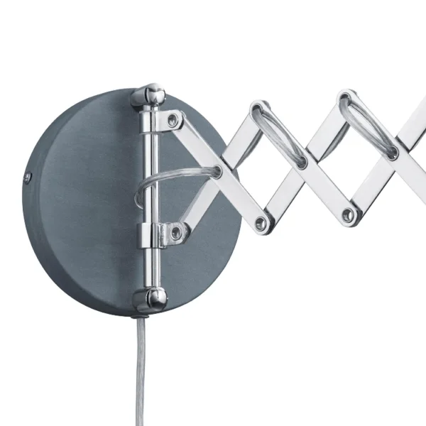 LAMPADA DA PARETE EDWARD IN METALLO IN CALCESTRUZZO