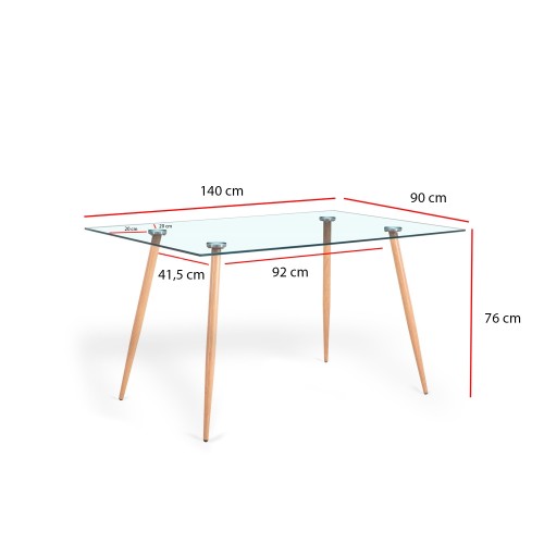MESA VIKING CRISTAL MESA VIKING CRISTAL