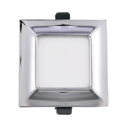 MINIDOWNLIGHT LED AL QUADRATO 5W CROMO