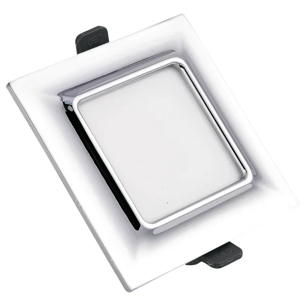 MINIDOWNLIGHT LED AL QUADRATO 5W CROMO