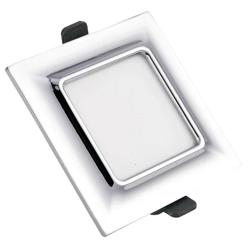 MINIDOWNLIGHT LED AL QUADRATO 5W CROMO