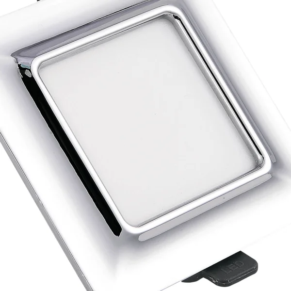 MINIDOWNLIGHT LED AL QUADRATO 5W CROMO