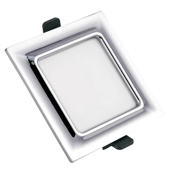 DOWNLIGHT LED CROMO QUADRATO 9W