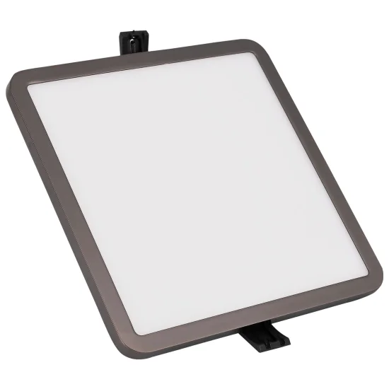 MINIDOWNLIGHT LED AL QUADRATO 18W GRAFITE 2