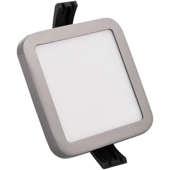 MINIDOWNLIGHT LED AL QUADRATO 6W CROMO 2