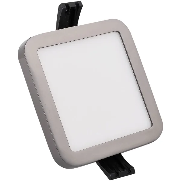 MINIDOWNLIGHT LED AL QUADRATO 6W CROMO