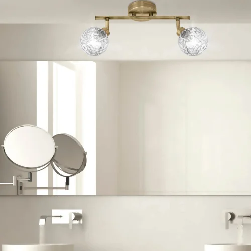 RIFLETTORI IN PELLE QUINN A 2 LUCI