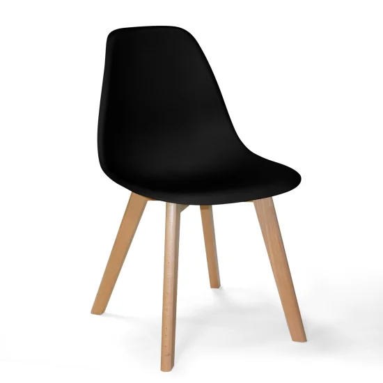 SEDIA TORRE SCARLETT LEGNO NERO