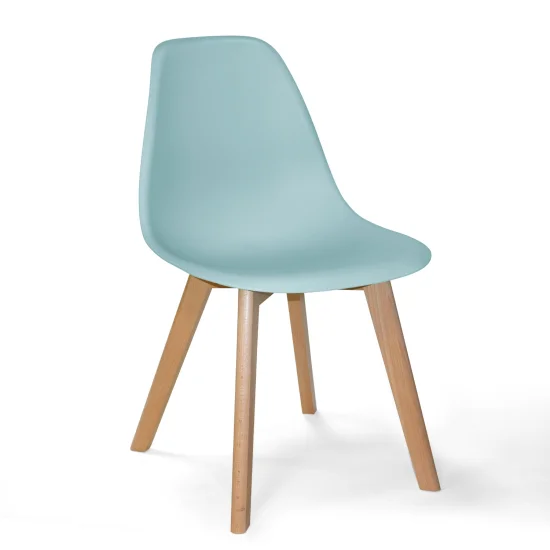 SEDIA TORRE SCARLETT LEGNO ACQUAMARINA