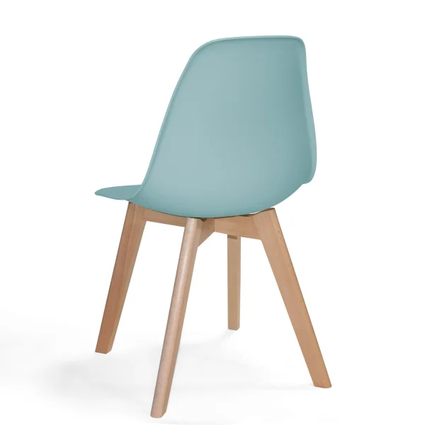 SEDIA TORRE SCARLETT LEGNO ACQUAMARINA