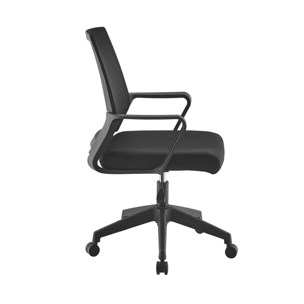 SEDIA SCRIVANIA ACTON NERO