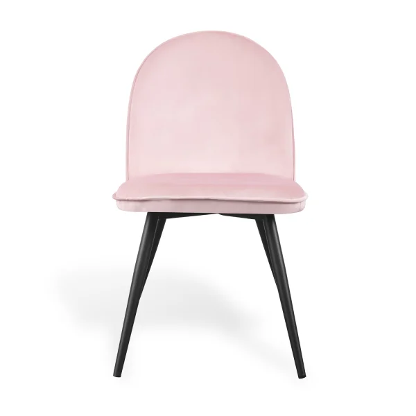SEDIA HADLEY VELLUTO ROSA