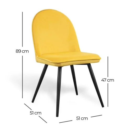 SEDIA HADLEY VELLUTO GRIGIO