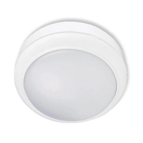 SOFFITTO /LAMPADA A PARETE ESTERNA LED 15W 4000K IP65 BIANCO CIRCOLARE