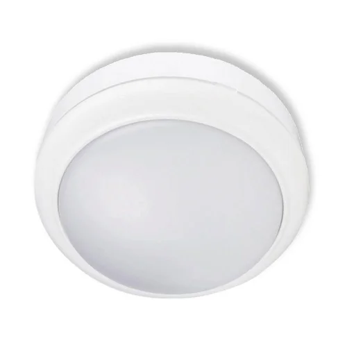 SOFFITTO /LAMPADA A PARETE ESTERNA LED 15W 4000K IP65 BIANCO CIRCOLARE