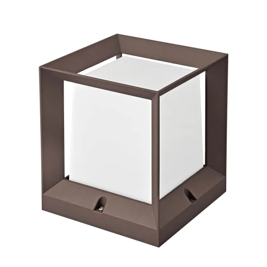 ESTERNO OVERWALL BUCA DI NEVE 16CM E27 MARRONE