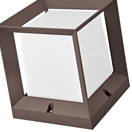 ESTERNO OVERWALL BUCA DI NEVE 16CM E27 MARRONE