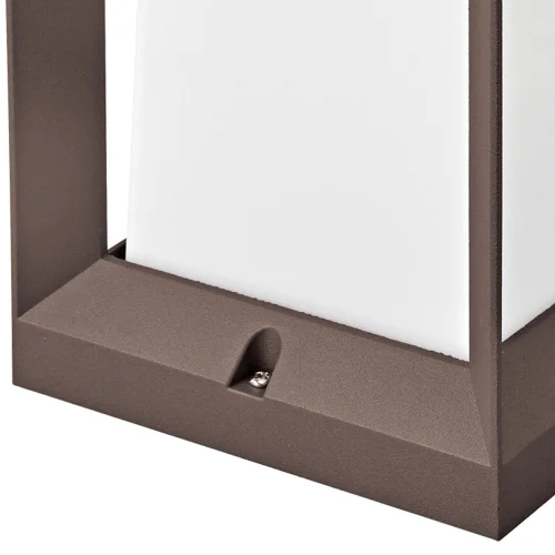 ESTERNO OVERWALL BUCA DI NEVE 16CM E27 MARRONE