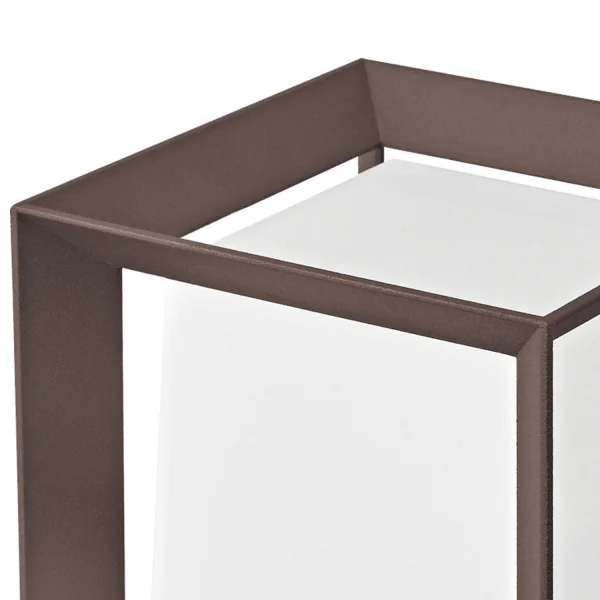 ESTERNO OVERWALL BUCA DI NEVE 16CM E27 MARRONE