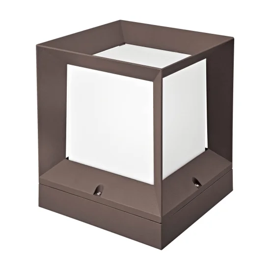 ESTERNO OVERWALL BUCA DI NEVE 22CM E27 MARRONE